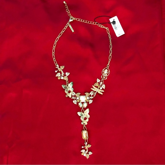 White House Black Market Accessories - ⭐️NEW⭐️White House Black Market Butterfly with Rhinestone Statement Necklace
